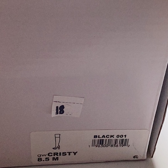 GUESS Women’s Cristy Heavy Platform Over The Knee Boots Black Size 8.5M - Picture 5 of 5